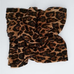 Zara leopard scarf